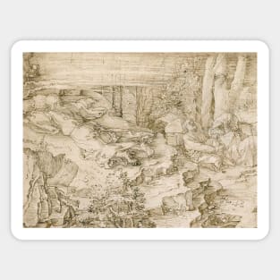 Agony in the Garden by Albrecht Durer Sticker